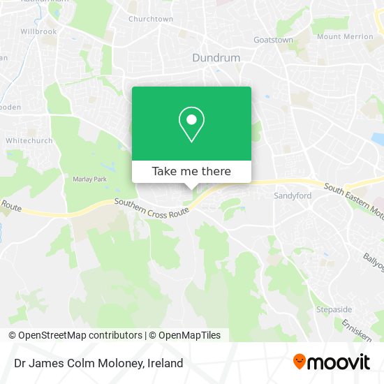 Dr James Colm Moloney map