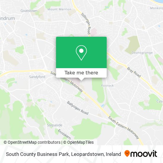 South County Business Park, Leopardstown plan