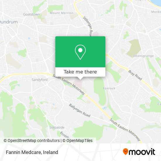 Fannin Medcare map