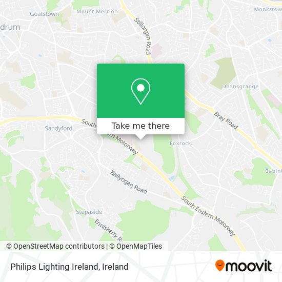 Philips Lighting Ireland map