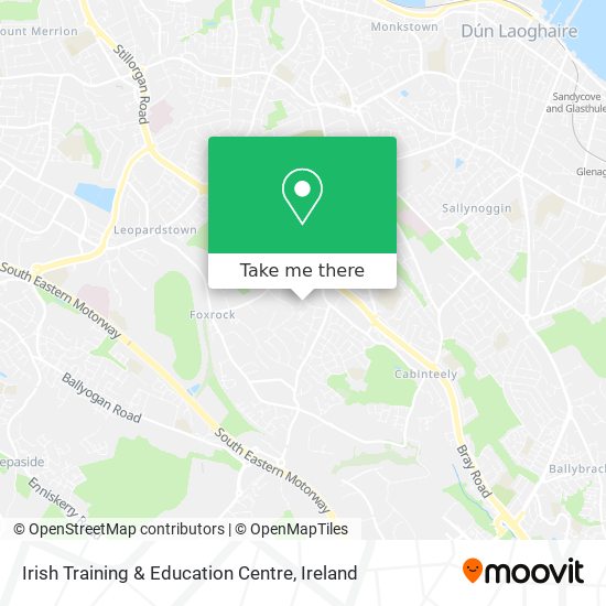 Irish Training & Education Centre plan