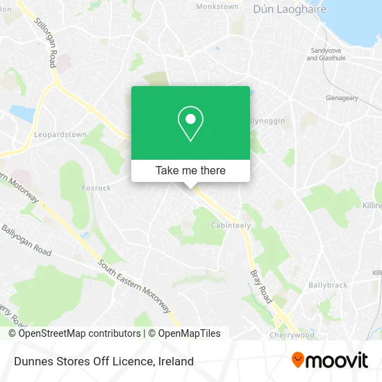 Dunnes Stores Off Licence map