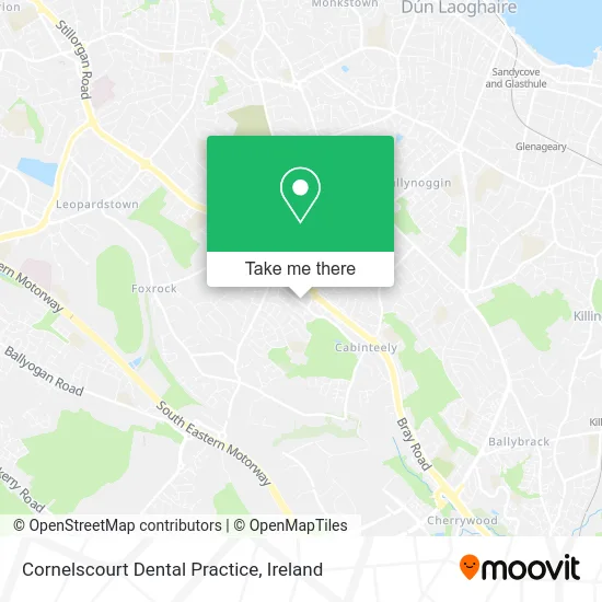 Cornelscourt Dental Practice map