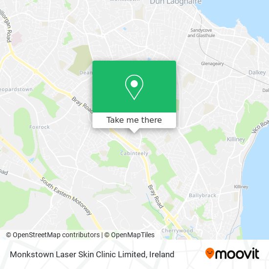 Monkstown Laser Skin Clinic Limited map