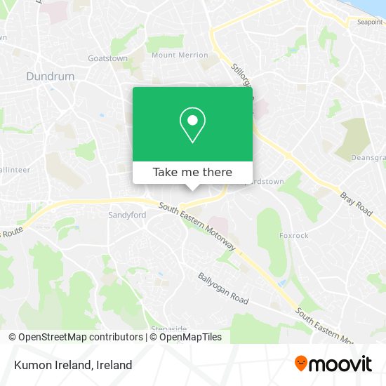 Kumon Ireland map
