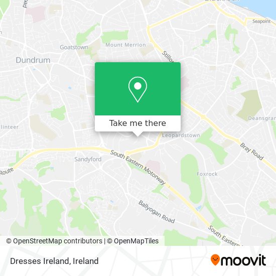 Dresses Ireland map