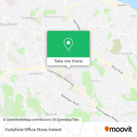 Vodafone Office Store map