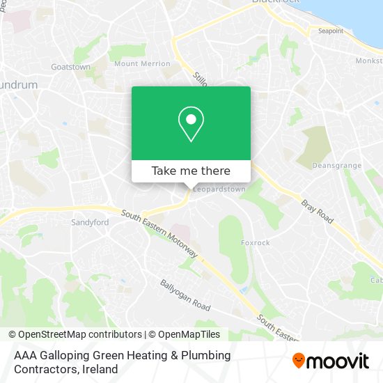 AAA Galloping Green Heating & Plumbing Contractors plan