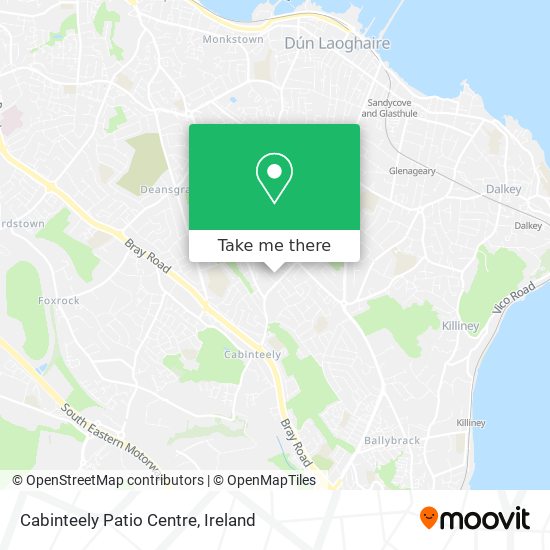 Cabinteely Patio Centre map