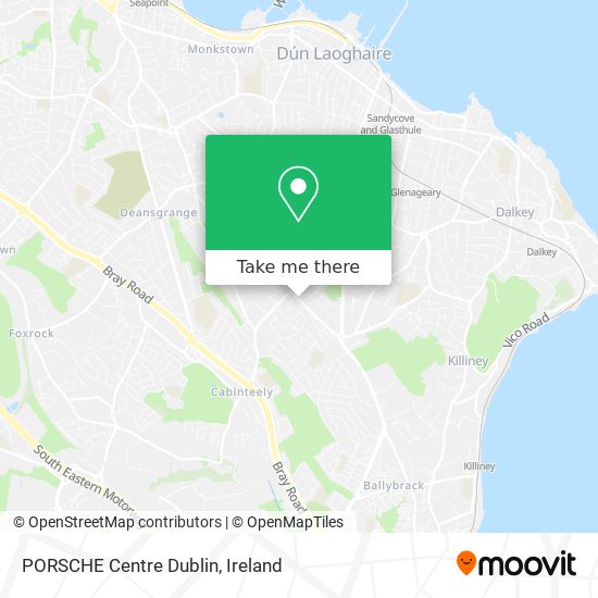 PORSCHE Centre Dublin map