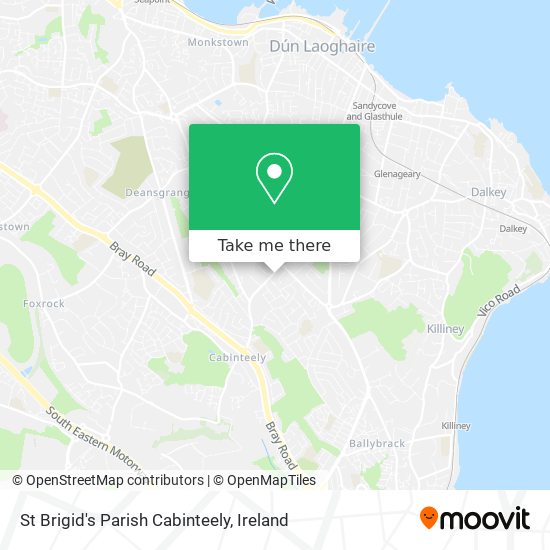 St Brigid's Parish Cabinteely map