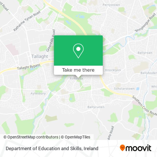 Department of Education and Skills map