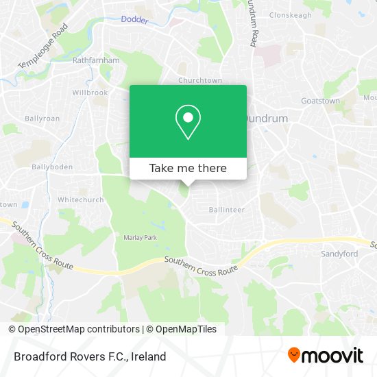Broadford Rovers F.C. map