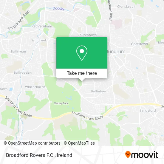 Broadford Rovers F.C. map