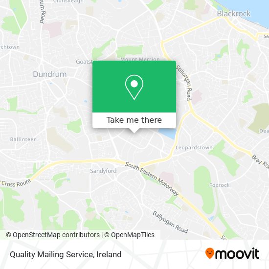 Quality Mailing Service map