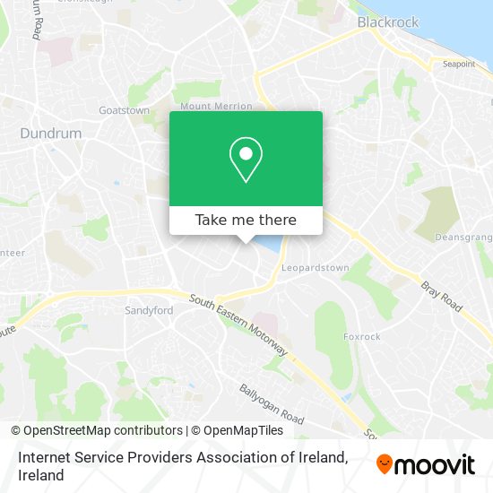 Internet Service Providers Association of Ireland map