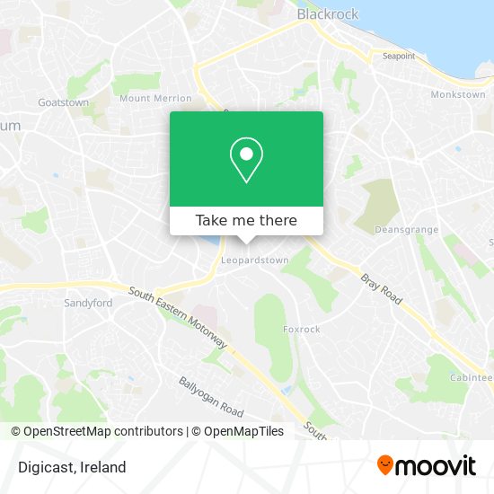 Digicast map