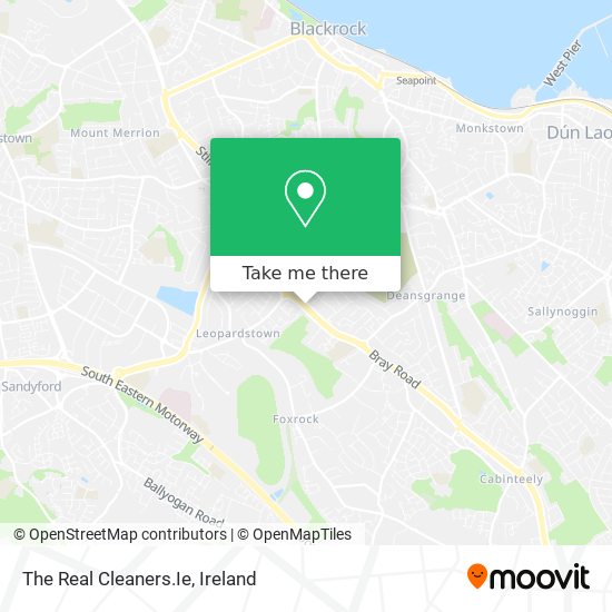 The Real Cleaners.Ie map