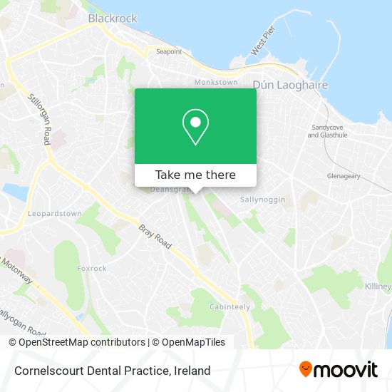 Cornelscourt Dental Practice map