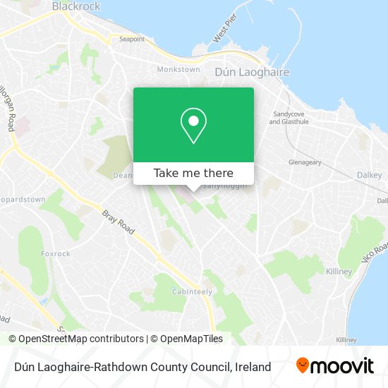 Dún Laoghaire-Rathdown County Council map