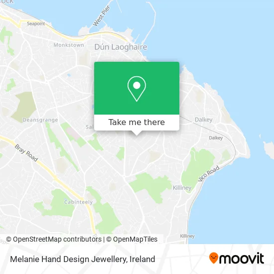 Melanie Hand Design Jewellery map