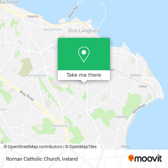 Roman Catholic Church map