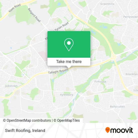 Swift Roofing map