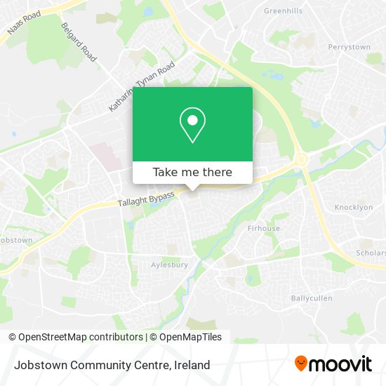 Jobstown Community Centre map