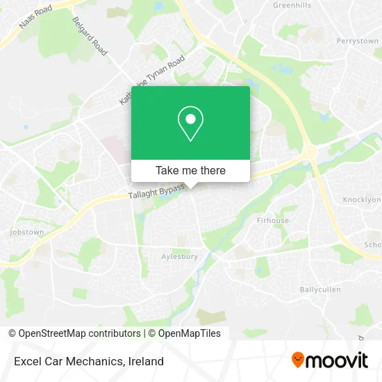 Excel Car Mechanics map