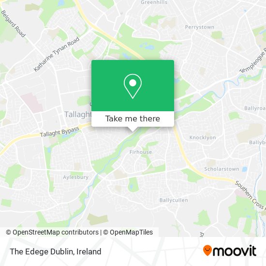 The Edege Dublin map