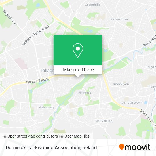 Dominic's Taekwonido Association map