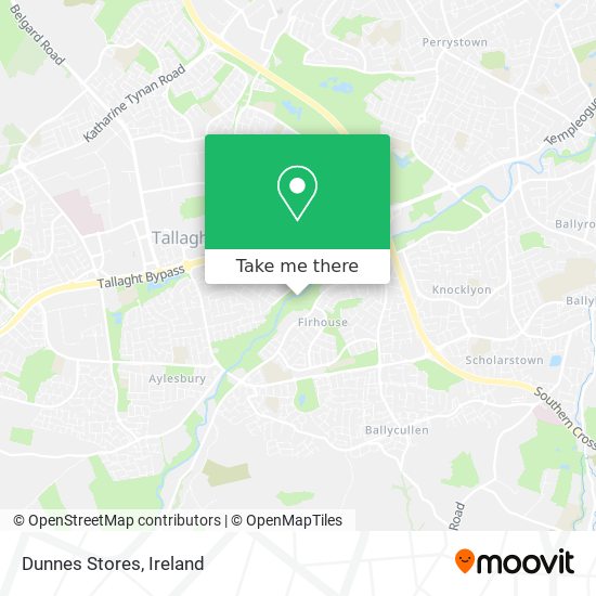 Dunnes Stores map