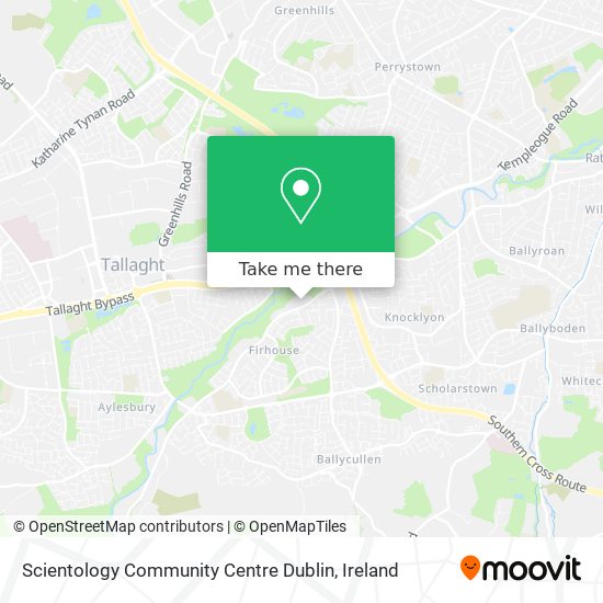 Scientology Community Centre Dublin map