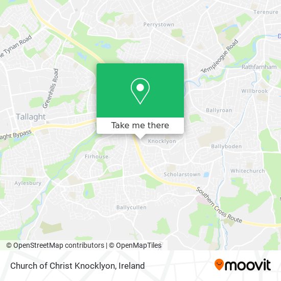 Church of Christ Knocklyon map