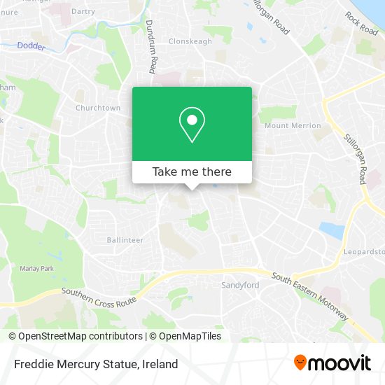 Freddie Mercury Statue plan