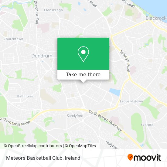 Meteors Basketball Club map