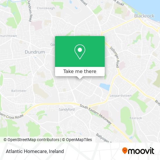 Atlantic Homecare map