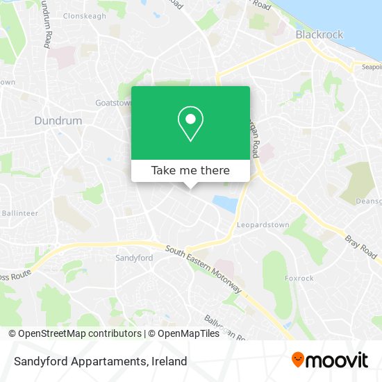 Sandyford Appartaments map