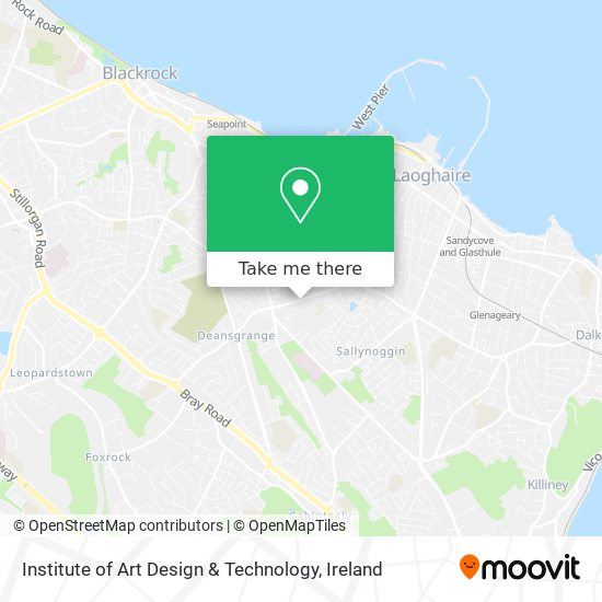 Institute of Art Design & Technology map