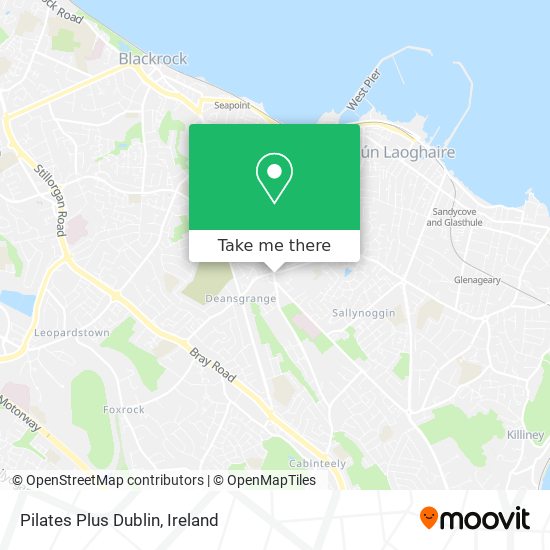 Pilates Plus Dublin map