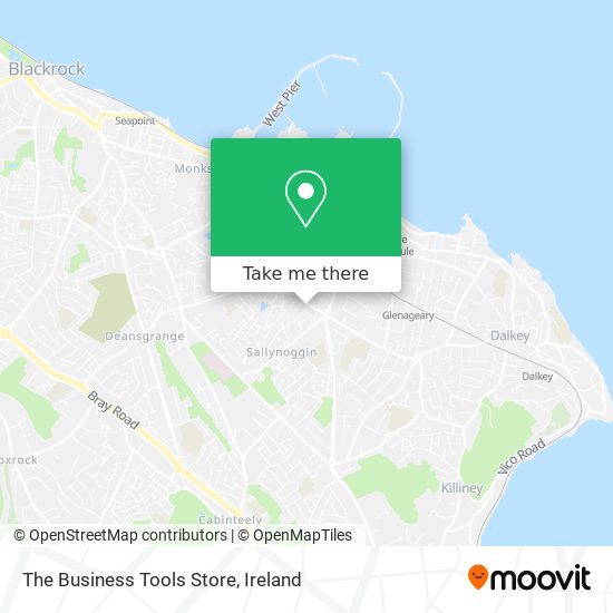 The Business Tools Store map