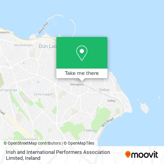 Irish and International Performers Association Limited map