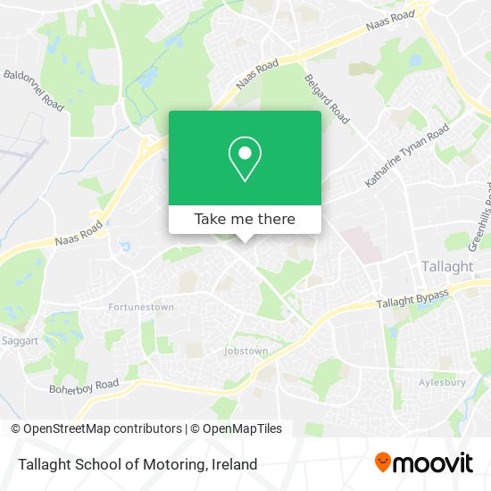 Tallaght School of Motoring map