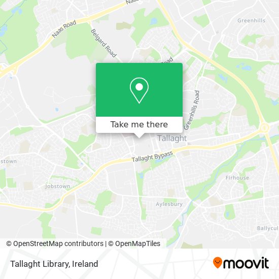 Tallaght Library map