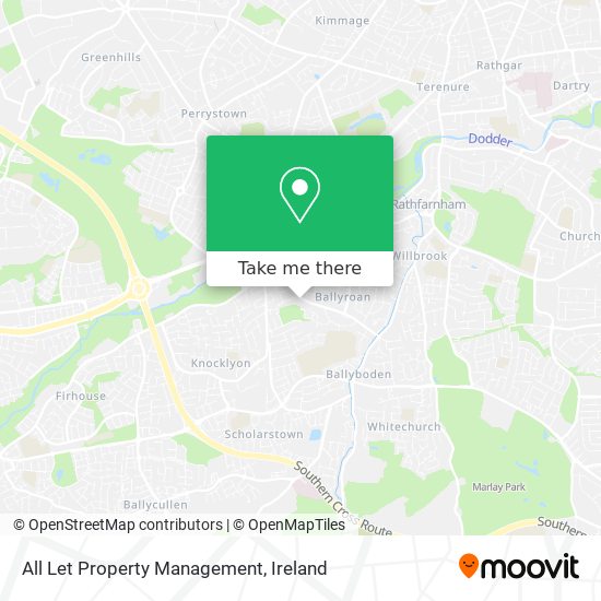 All Let Property Management map