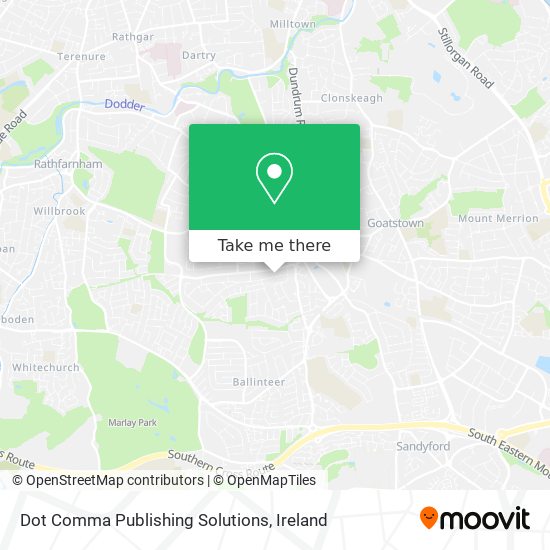 Dot Comma Publishing Solutions map