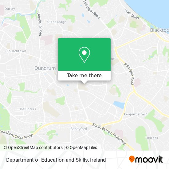 Department of Education and Skills map