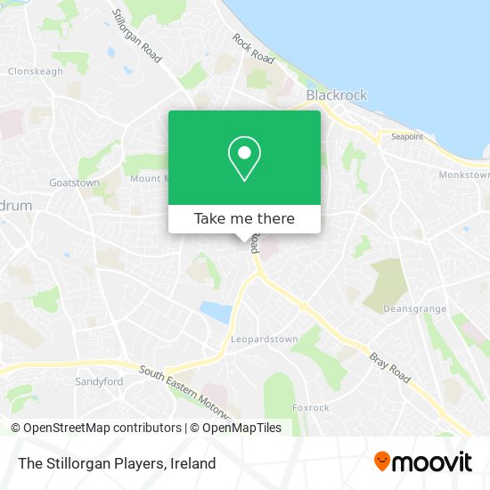 The Stillorgan Players map