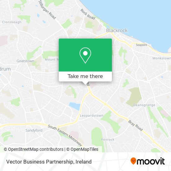 Vector Business Partnership map