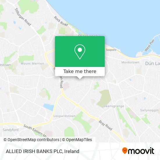 ALLIED IRISH BANKS PLC map